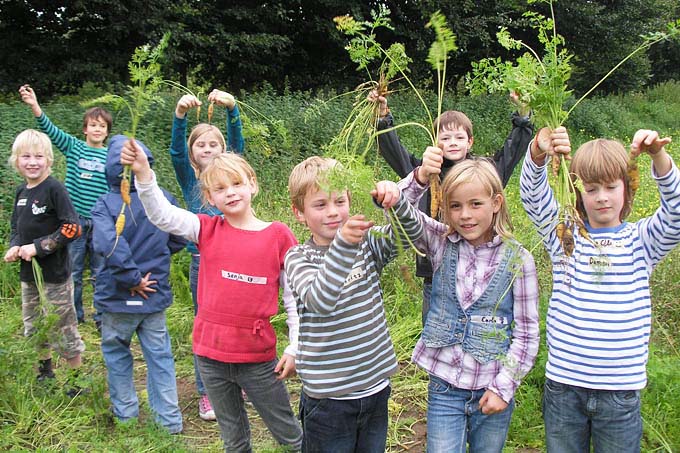 Kindergruppe "Schmetterlinge" - Foto: Naturschutzhof Nettetal