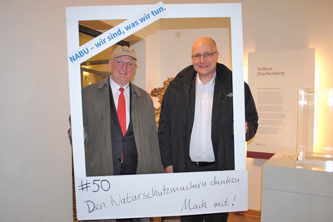 Heinz Kowalski und Daniel Brückner, Vorstandsmitglieder des NABU NRW - Foto: Thorsten Wiegers
