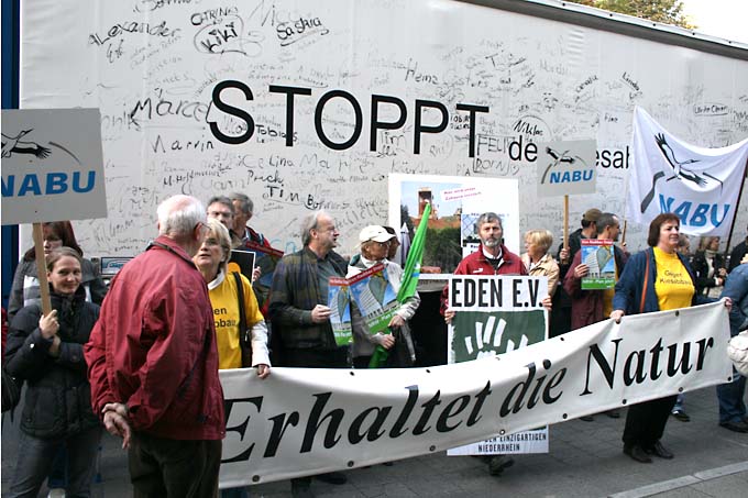 Kiesdemonstration Düsseldorf - Foto: Birgit Königs