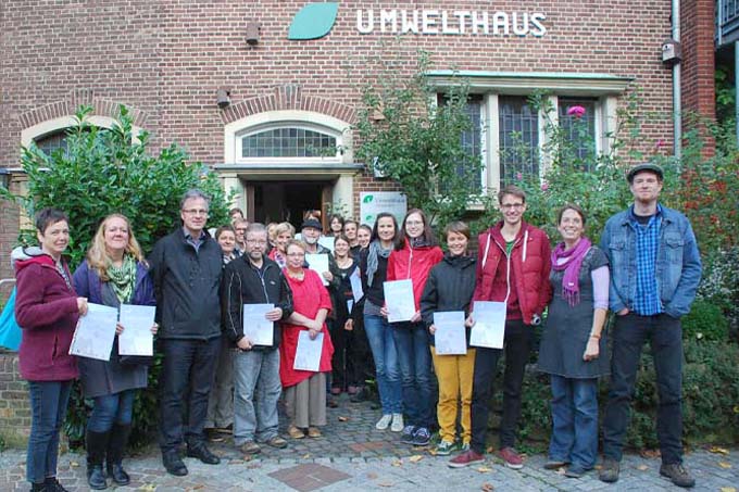 Zertifizierte Fledermausbotschafter in Münster - Foto: Frauke Meier