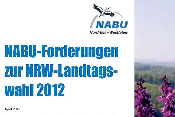 Forderungen zur NRW Landtagswahl 2012