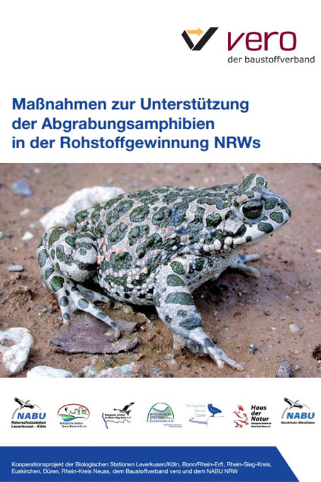 Maßnahmen zur Unterstützung der Abgrabungsamphibien in der Rohstoffgewinnung NRWs