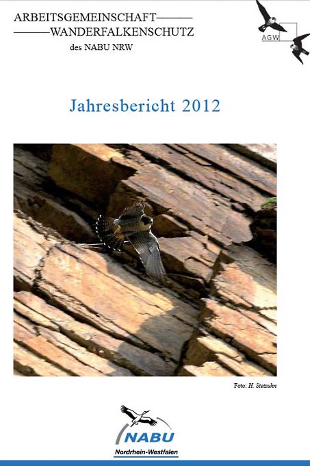 AG Wanderfalkenschutz Jahresbericht 2012